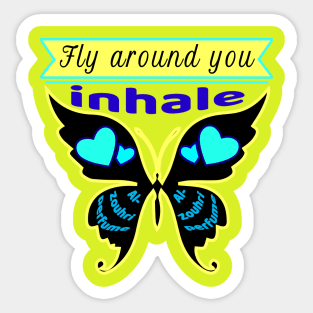 Fly around you inhale Al- Zouhri perfume Sticker